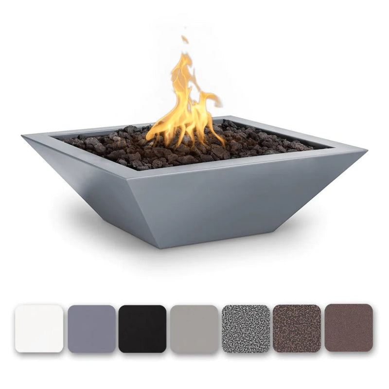 Load image into Gallery viewer, 24&quot; Square Maya Powder Coated | Fire &amp; Water Bowl
