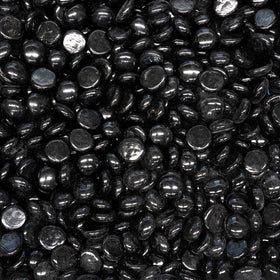 25lb Black Pebbles 3/4