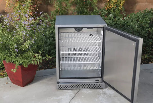 Premium Outdoor Rated 4.9 Cu. Ft. Stainless Steel Fridge Series II