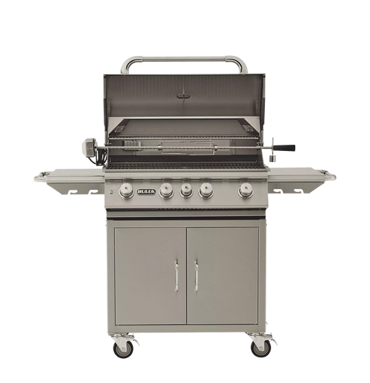 Angus Cart - 4 Burner Stainless Steel Gas Barbecue