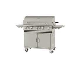 Brahma Cart - 5 Burner Stainless Steel Gas Barbecue