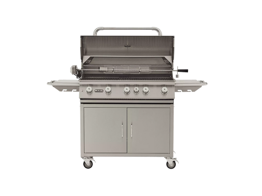 Brahma Cart - 5 Burner Stainless Steel Gas Barbecue