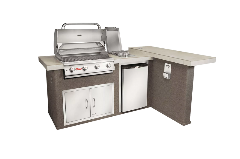 Load image into Gallery viewer, Luxury Q Outdoor L-Shaped Kitchen &amp; Grill | BBQ Island
