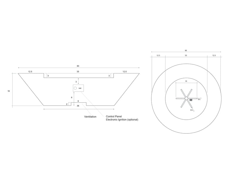 Load image into Gallery viewer, Prism Hardscapes Embarcadero 60 | Fire Bowl
