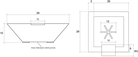 Lombard-P | Fire & Water Bowl