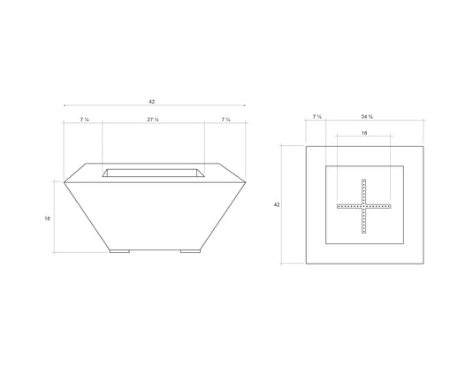 Prism Hardscapes Lombard | Fire Table