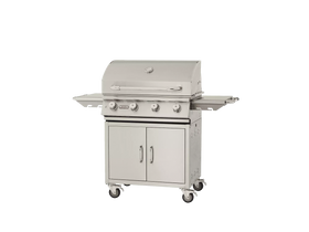 Lonestar Cart - 4 Burner Stainless Steel Gas Barbecue