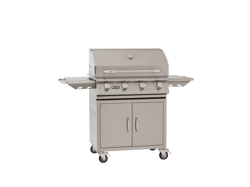 Load image into Gallery viewer, Lonestar Cart - 4 Burner Stainless Steel Gas Barbecue
