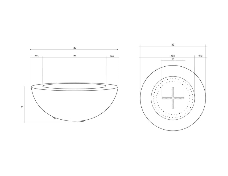 Load image into Gallery viewer, Prism Hardscapes Moderno 6 | Fire Bowl
