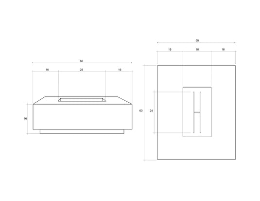 Prism Hardscapes Tavola 7 | Fire Table