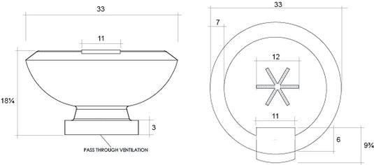 Prism Hardscapes Toscano | Fire & Water Bowl