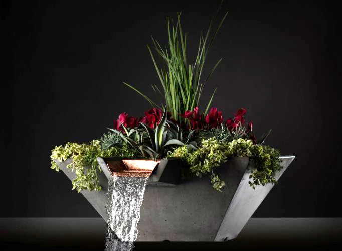 Load image into Gallery viewer, Cascade (Square) | Plant &amp; Water Bowl
