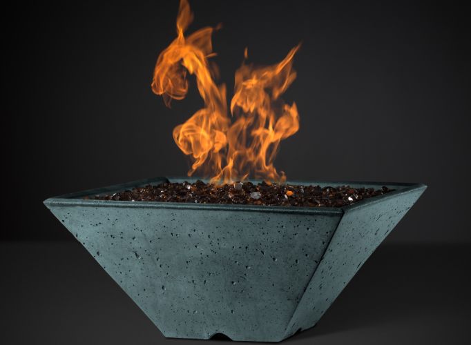 Load image into Gallery viewer, Ridgeline Square 34&quot; | Fire Bowl
